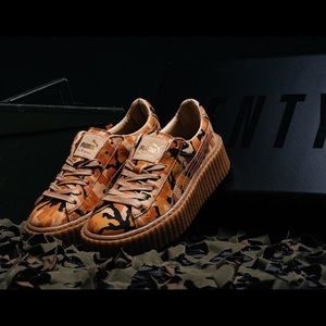 FENTY Puma Creepers Camo Orange